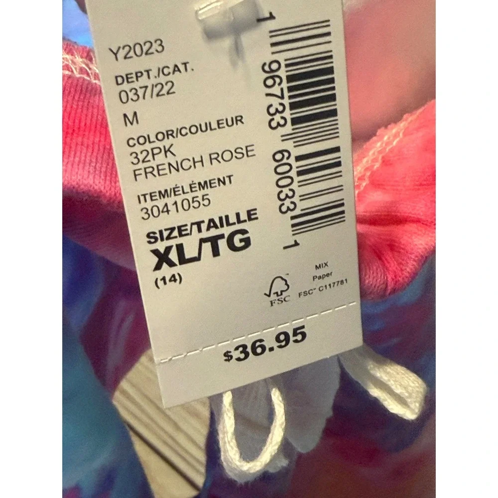 The‎ Childrens Place Girls Tie Dye Jogger Sweatpants French Rose Pink XL 14 NWT